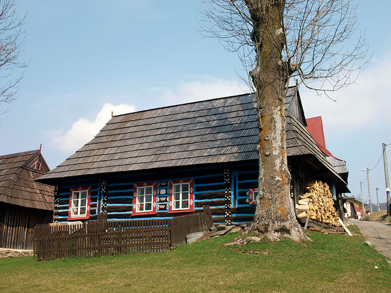 Goral architecture in the village of Zdiar (Slovakia)