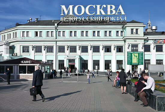 Moscow Belorussky railway station, the starting point for the direct service from Moscow to Sofia which connects seven capital cities. The new service launches on 13 December 2015 (photo © Victoria Demidova / dreamstime.com).