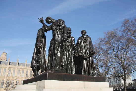 Rodin’s statue ‘The Burghers of Calais’ (photo © Tpungato / dreamstime.com).