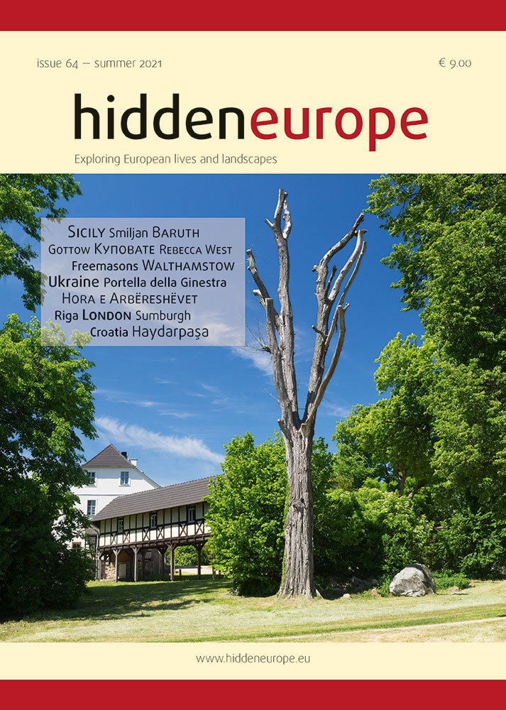 title page of latest issue of hidden europe magazine