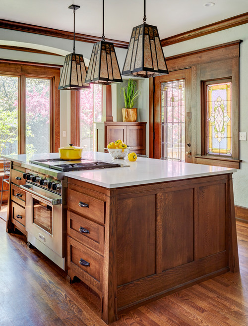 craftsman style kitchen