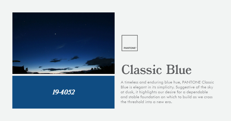 Pantone 2020 COTY - Classic Blue (1)